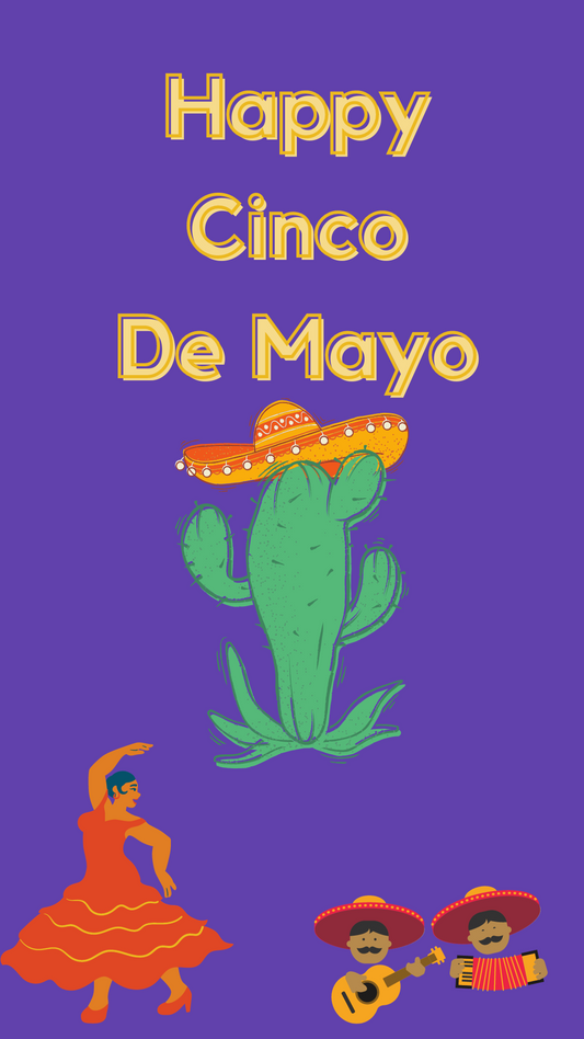 Phone Wallpaper- Cinco De Mayo-Cactus