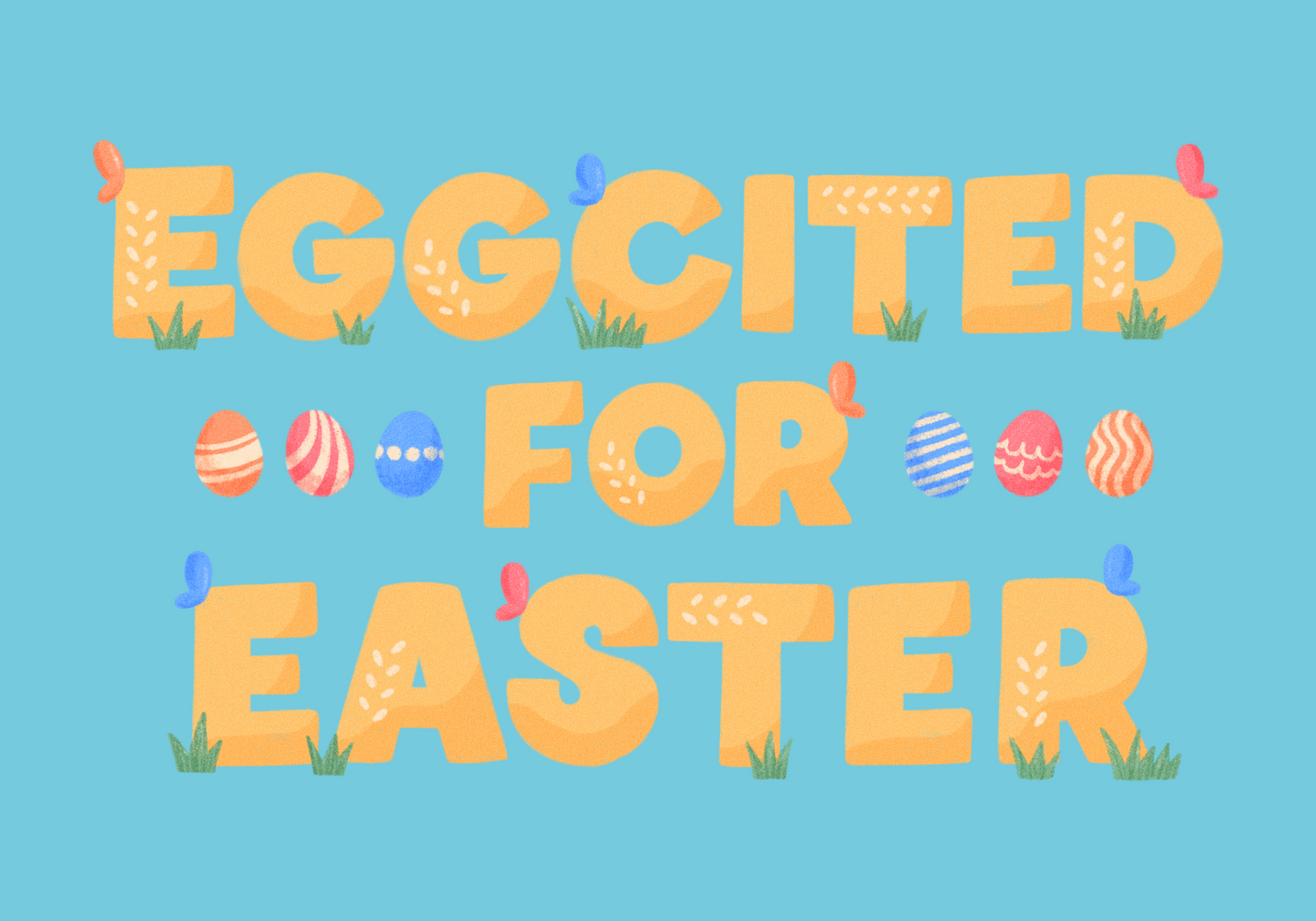 Easter Card-Eggcited