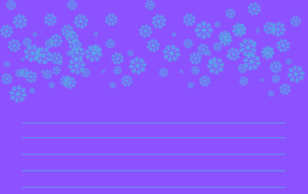 Note Card Lavender & Blue