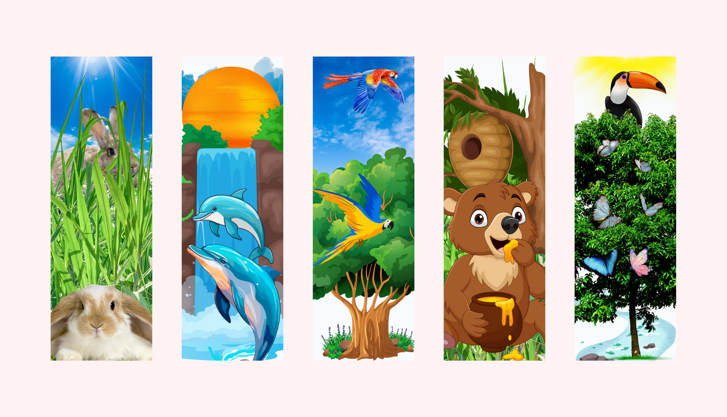 Wild Wonder: 25 Nature and Animal Inspired Bookmarks