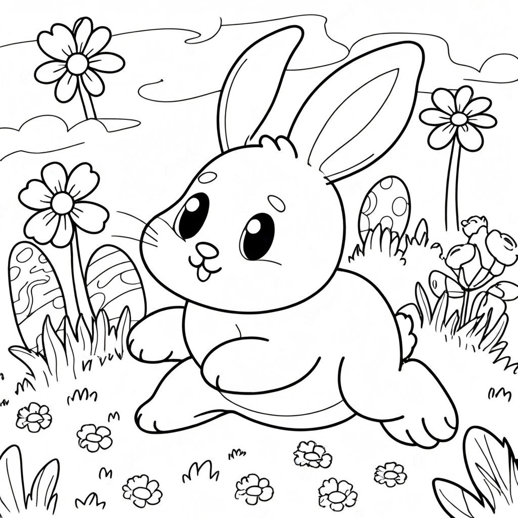 Easter Joy : Coloring Edition