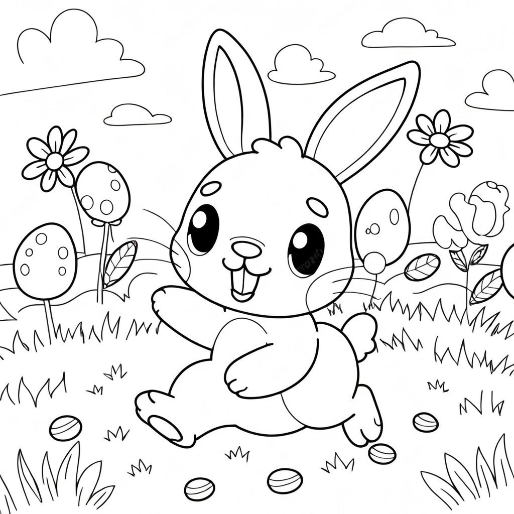 Easter Joy : Coloring Edition