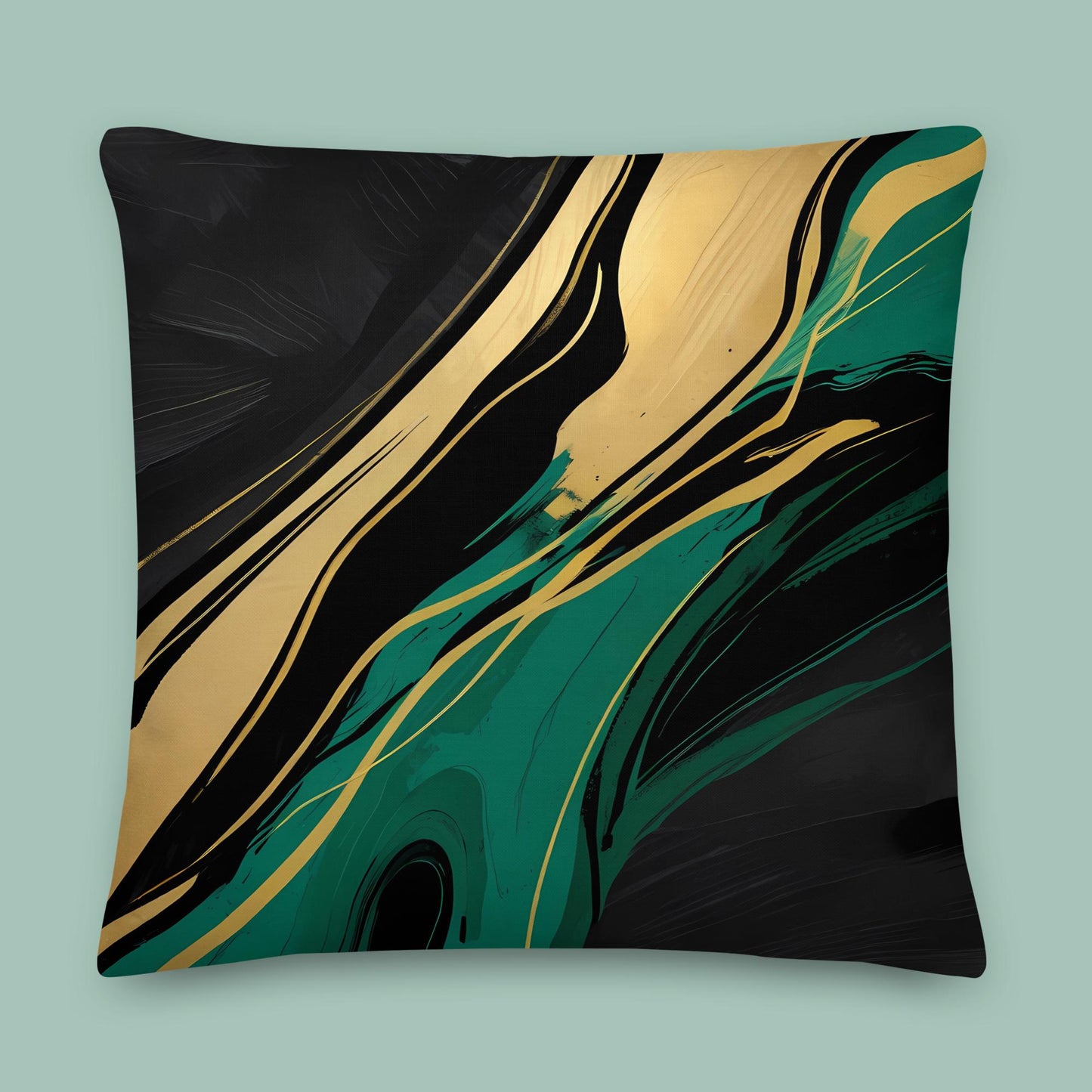 Gilded Mysteries Premium Pillow