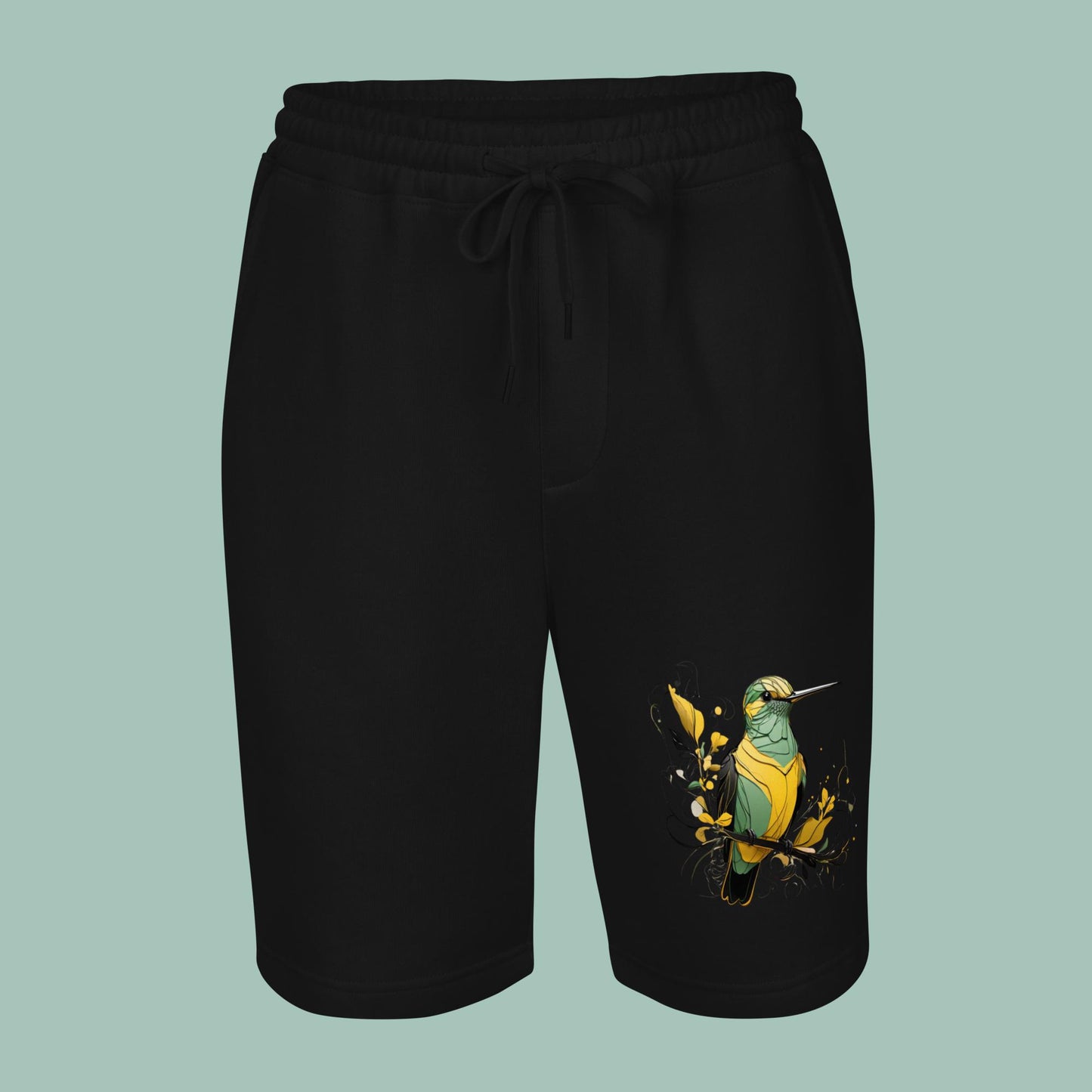 Wings of Whimsy Men's fleece shorts