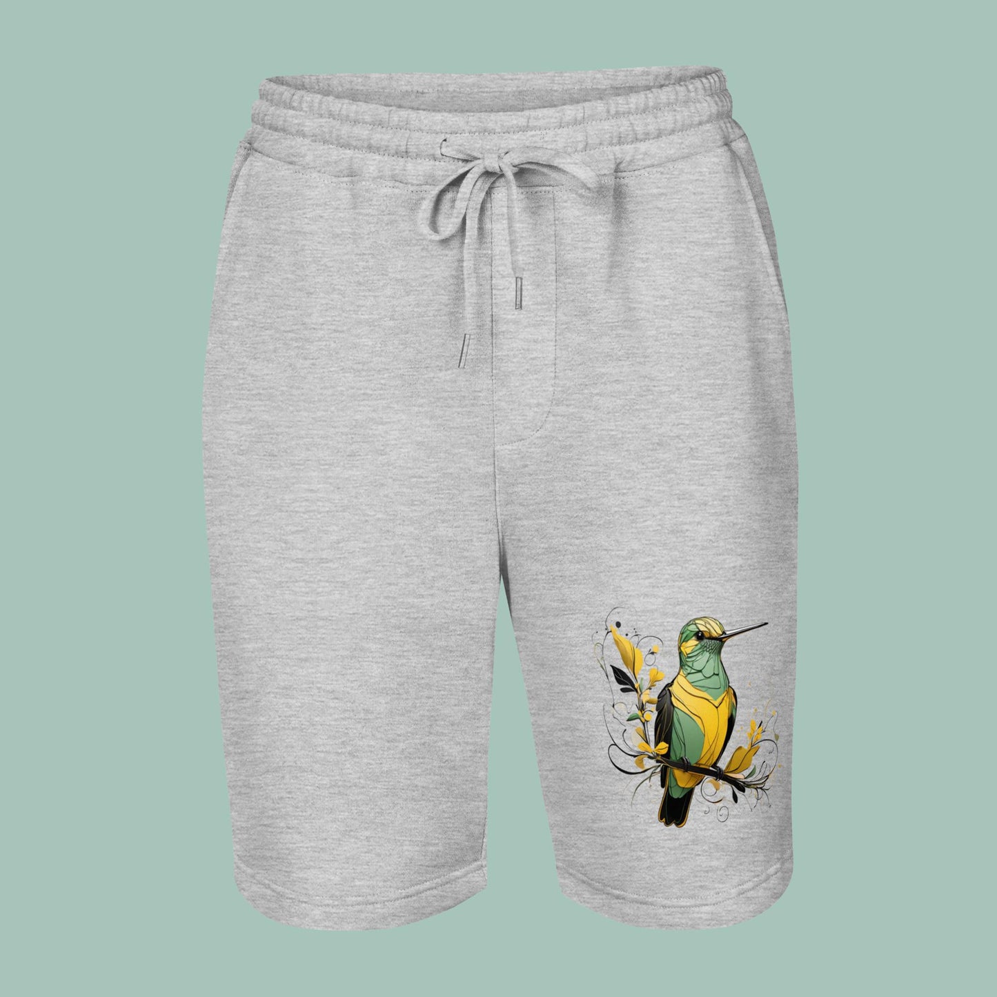 Wings of Whimsy Men's fleece shorts