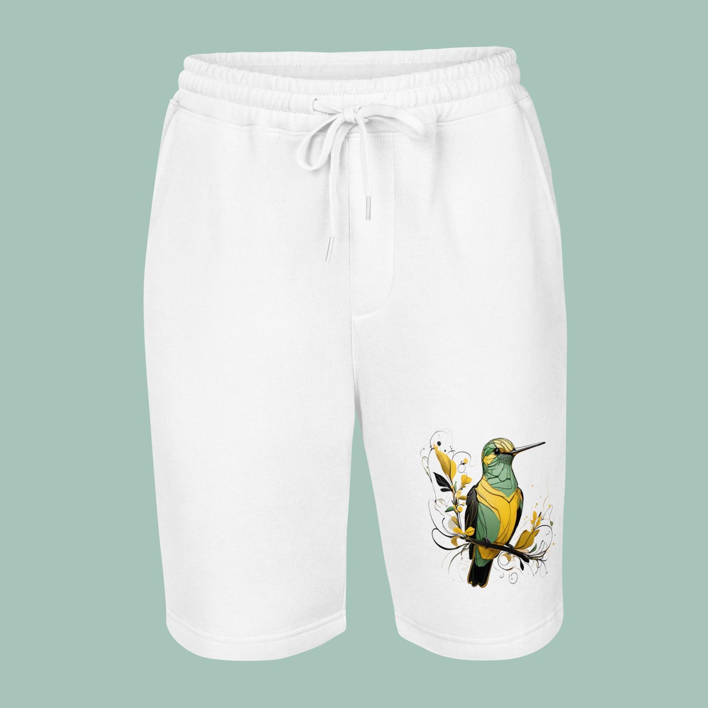 Wings of Whimsy Men's fleece shorts