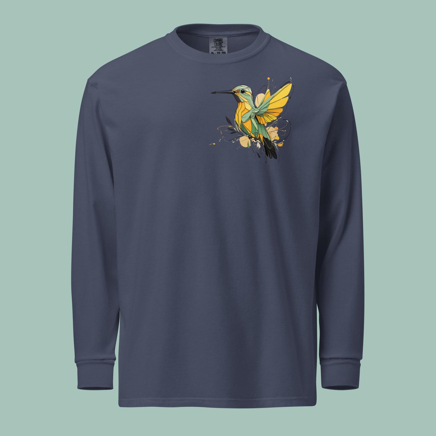 Wings of Whimsy Garment-dyed heavyweight long-sleeve shirt