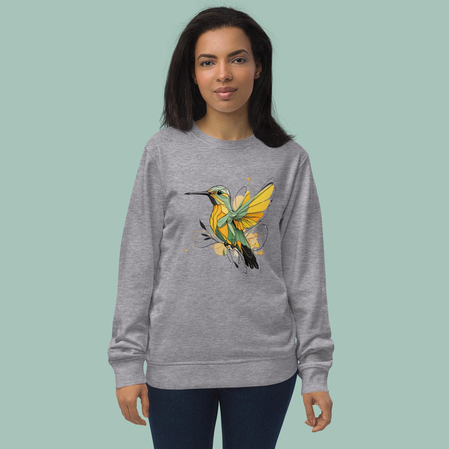 Wings of Whimsy Unisex organic sweatshirt