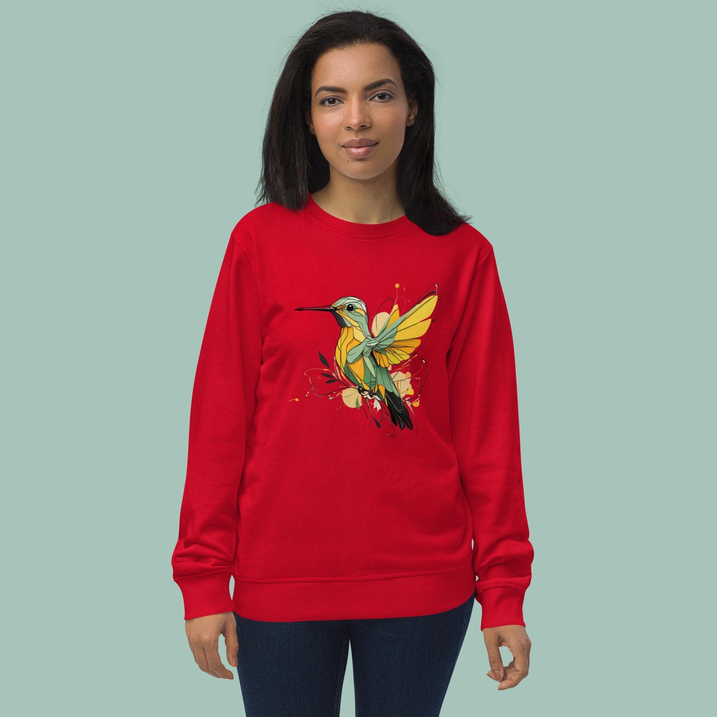 Wings of Whimsy Unisex organic sweatshirt