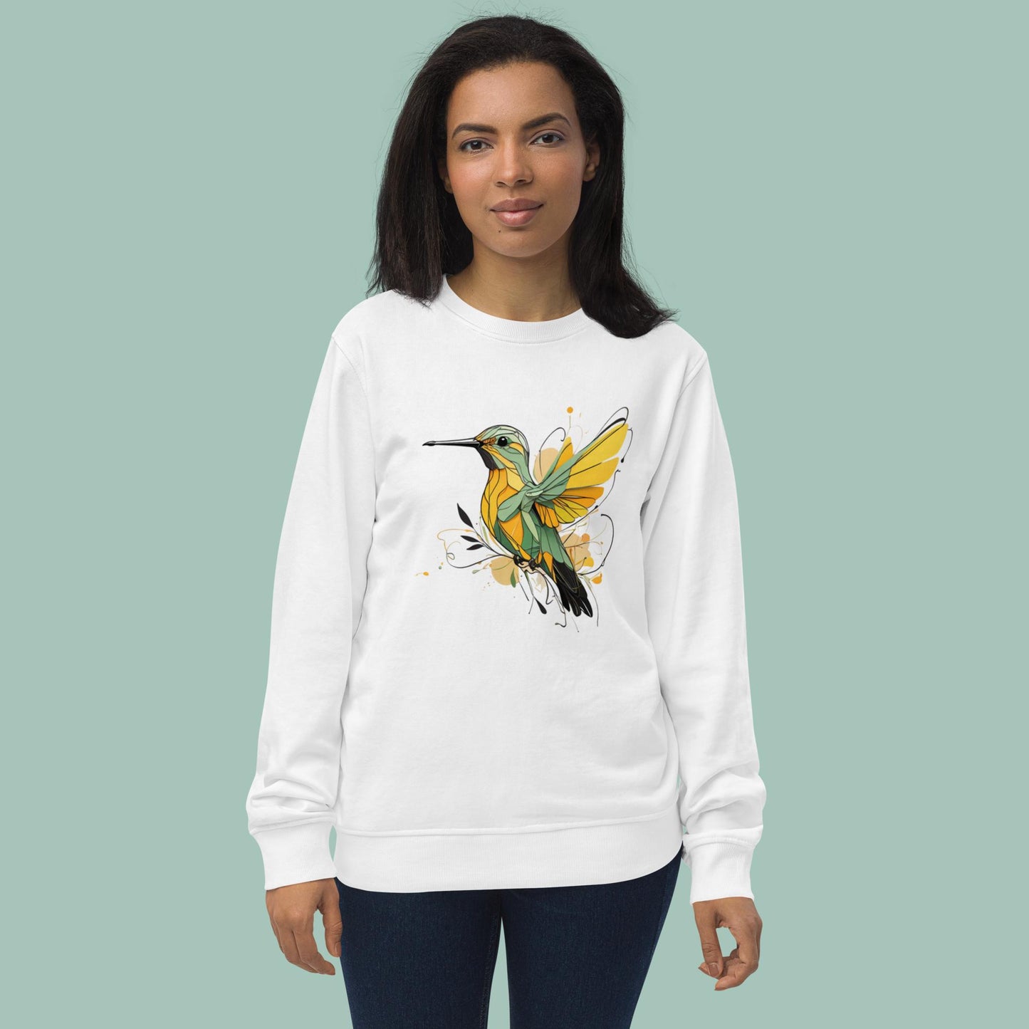 Wings of Whimsy Unisex organic sweatshirt