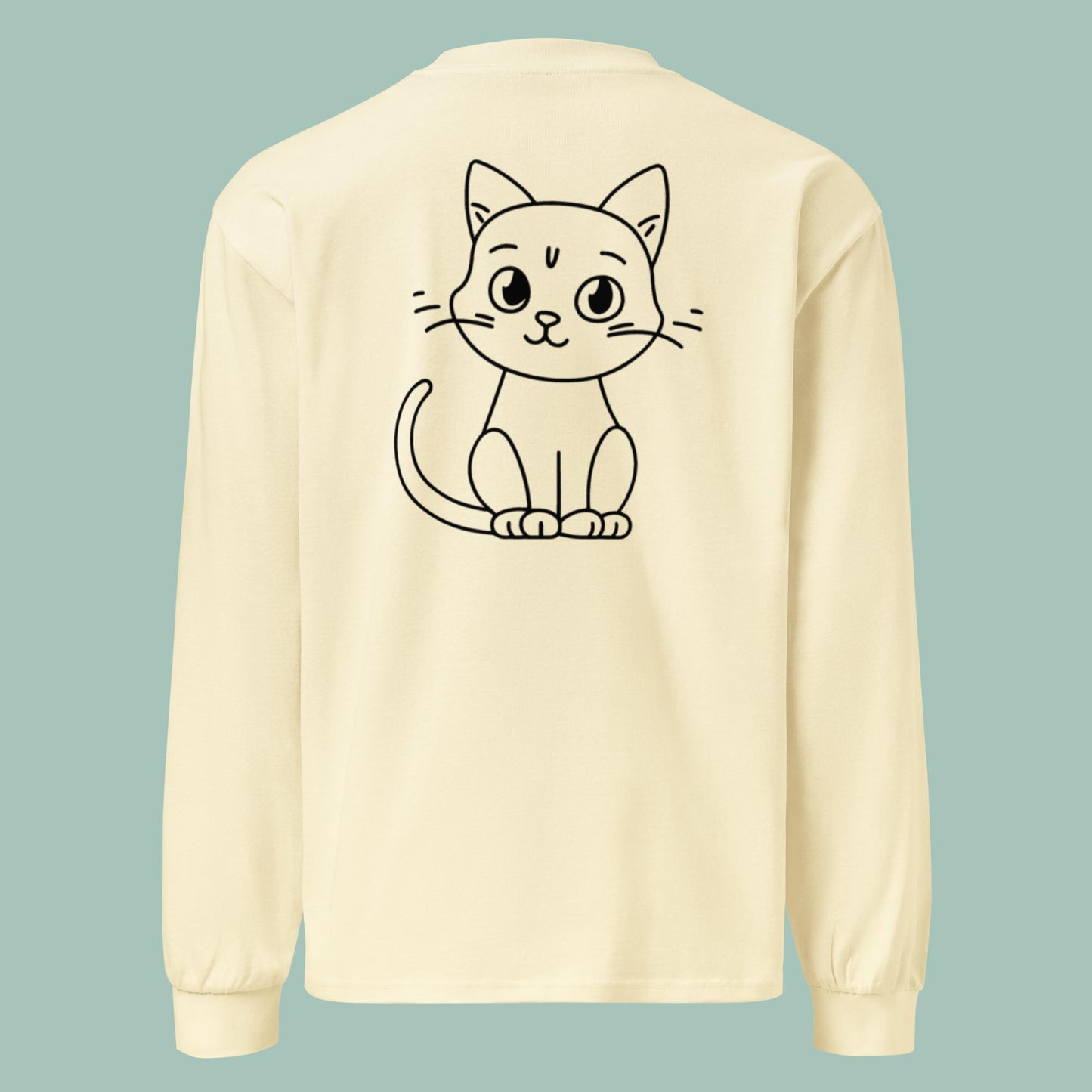 Purr & Simple Premium heavyweight long sleeve shirt