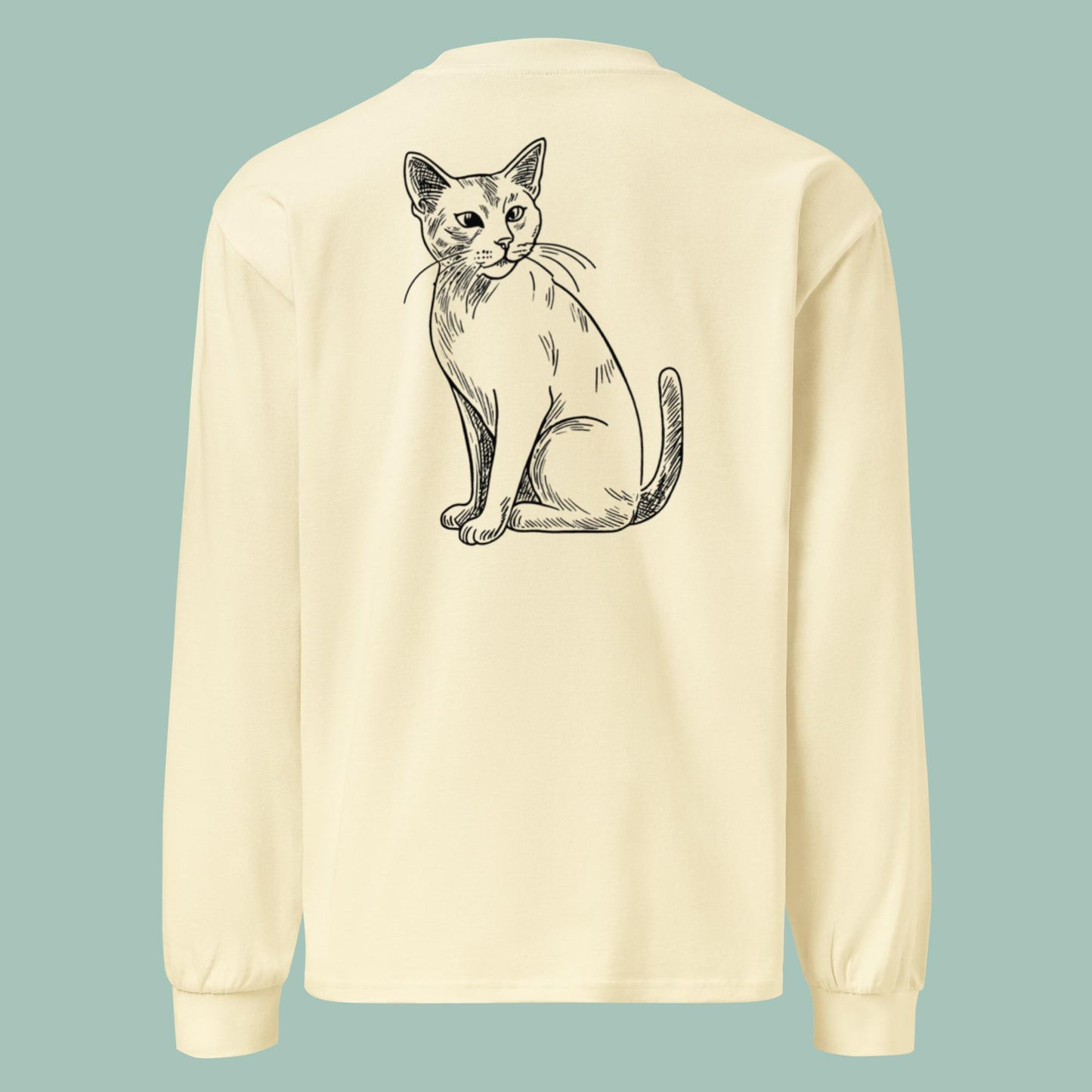 Purr & Simple Premium heavyweight long sleeve shirt