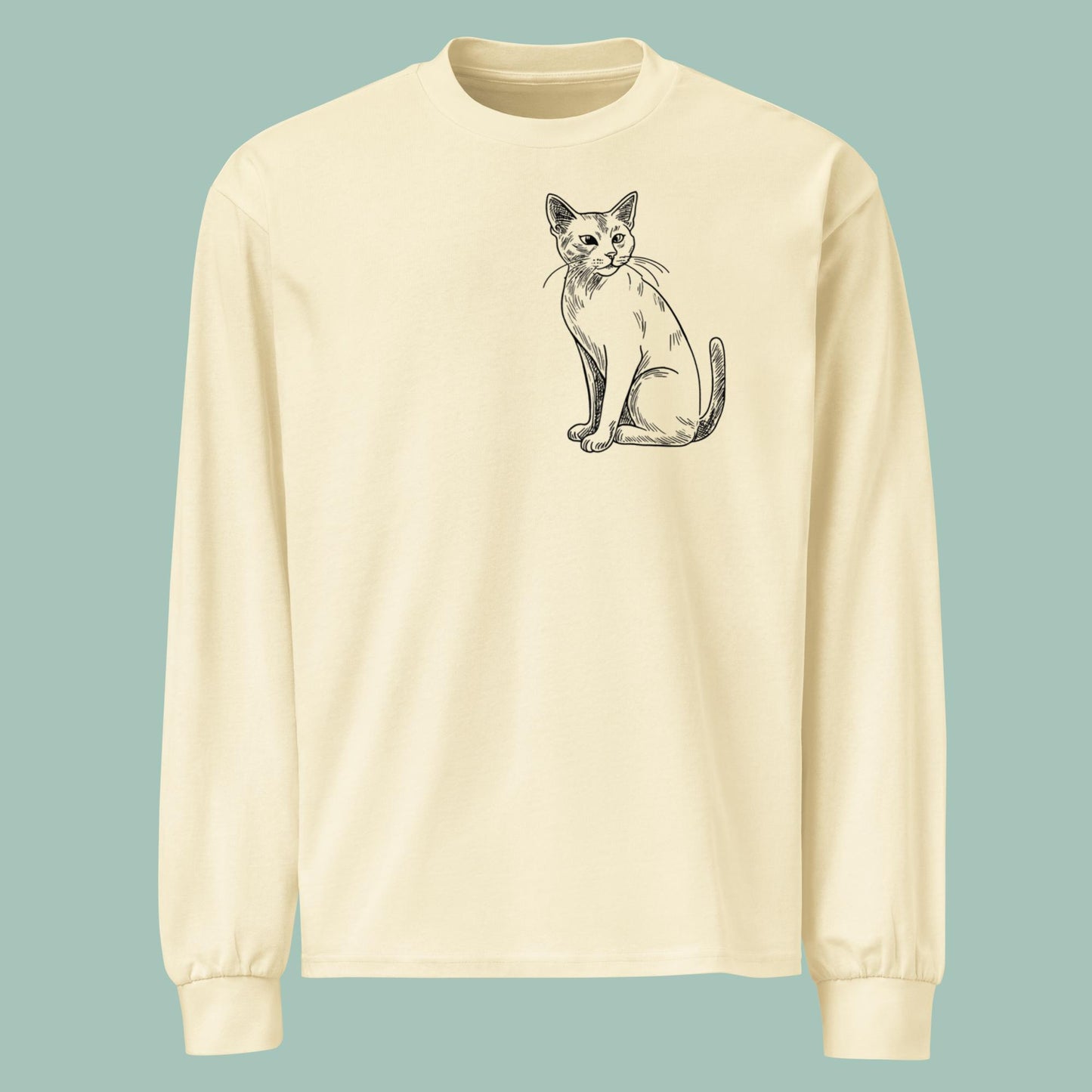 Purr & Simple Premium heavyweight long sleeve shirt