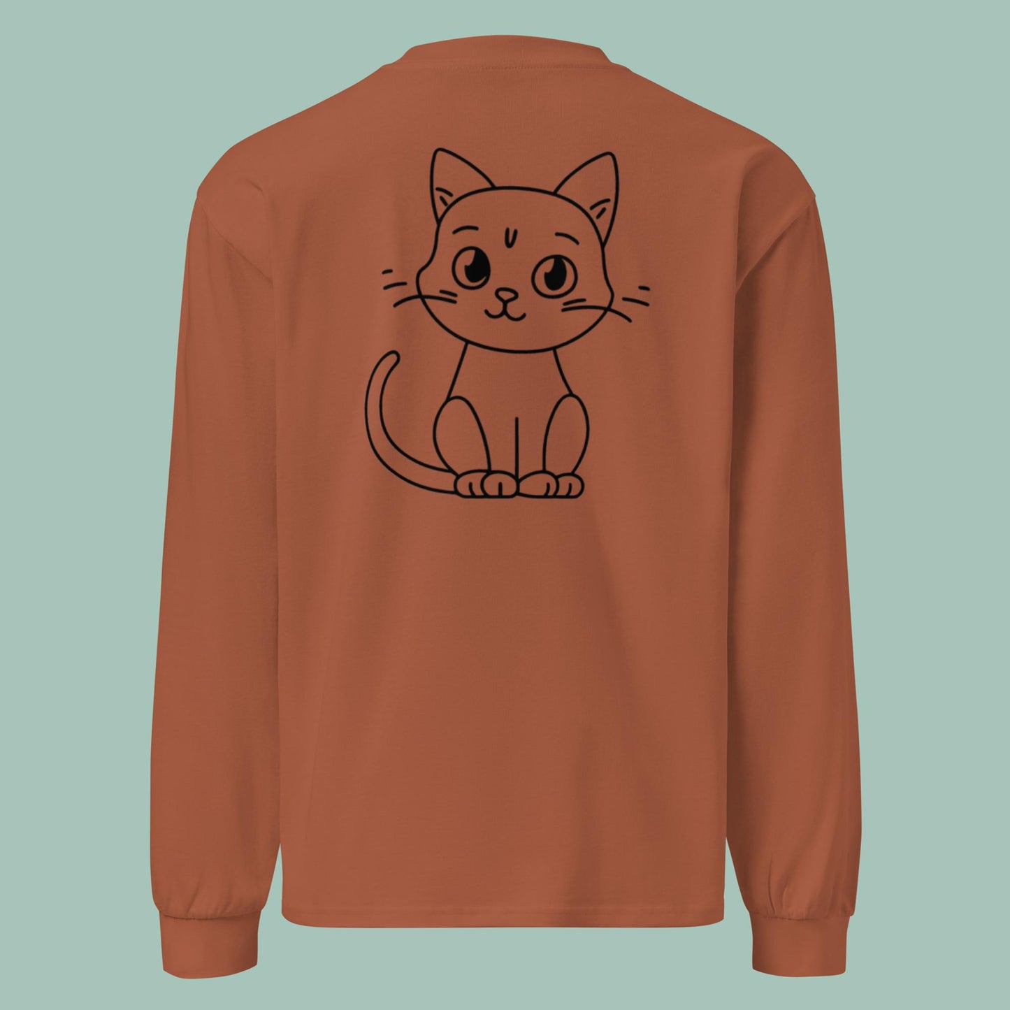 Purr & Simple Premium heavyweight long sleeve shirt