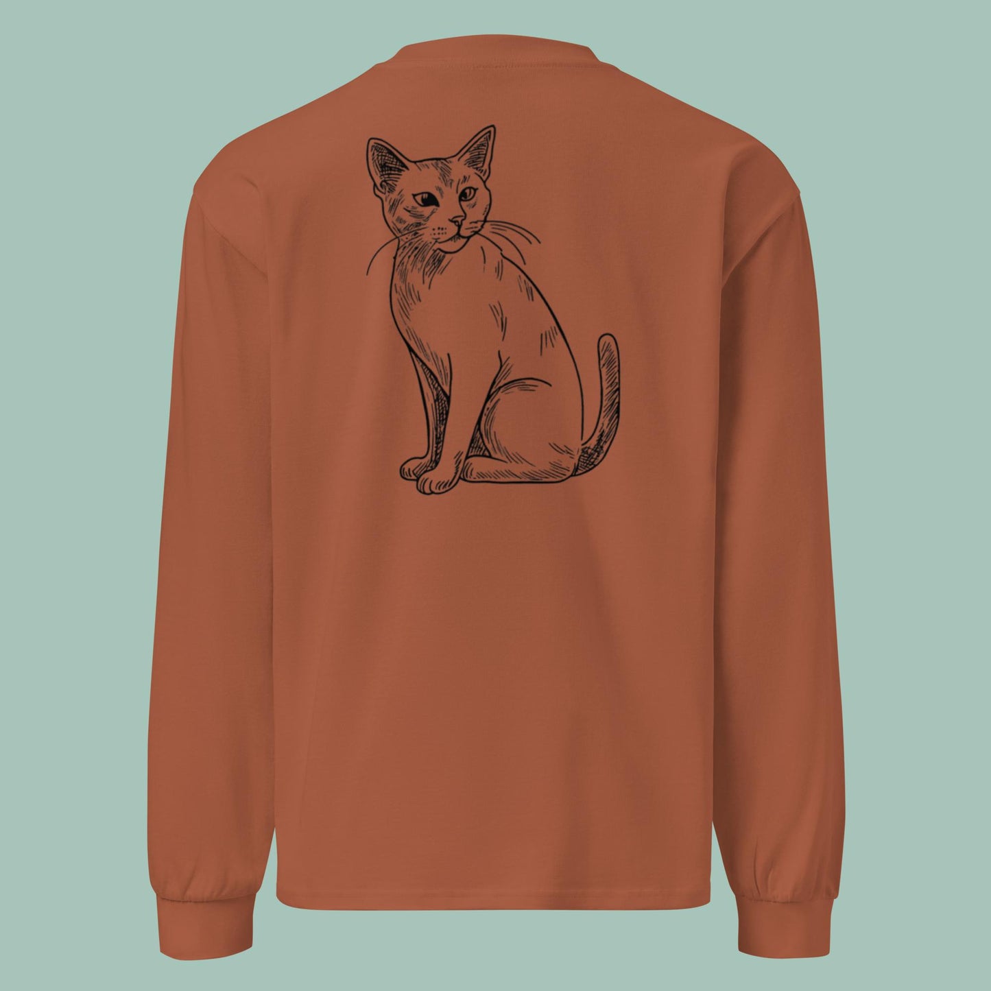 Purr & Simple Premium heavyweight long sleeve shirt