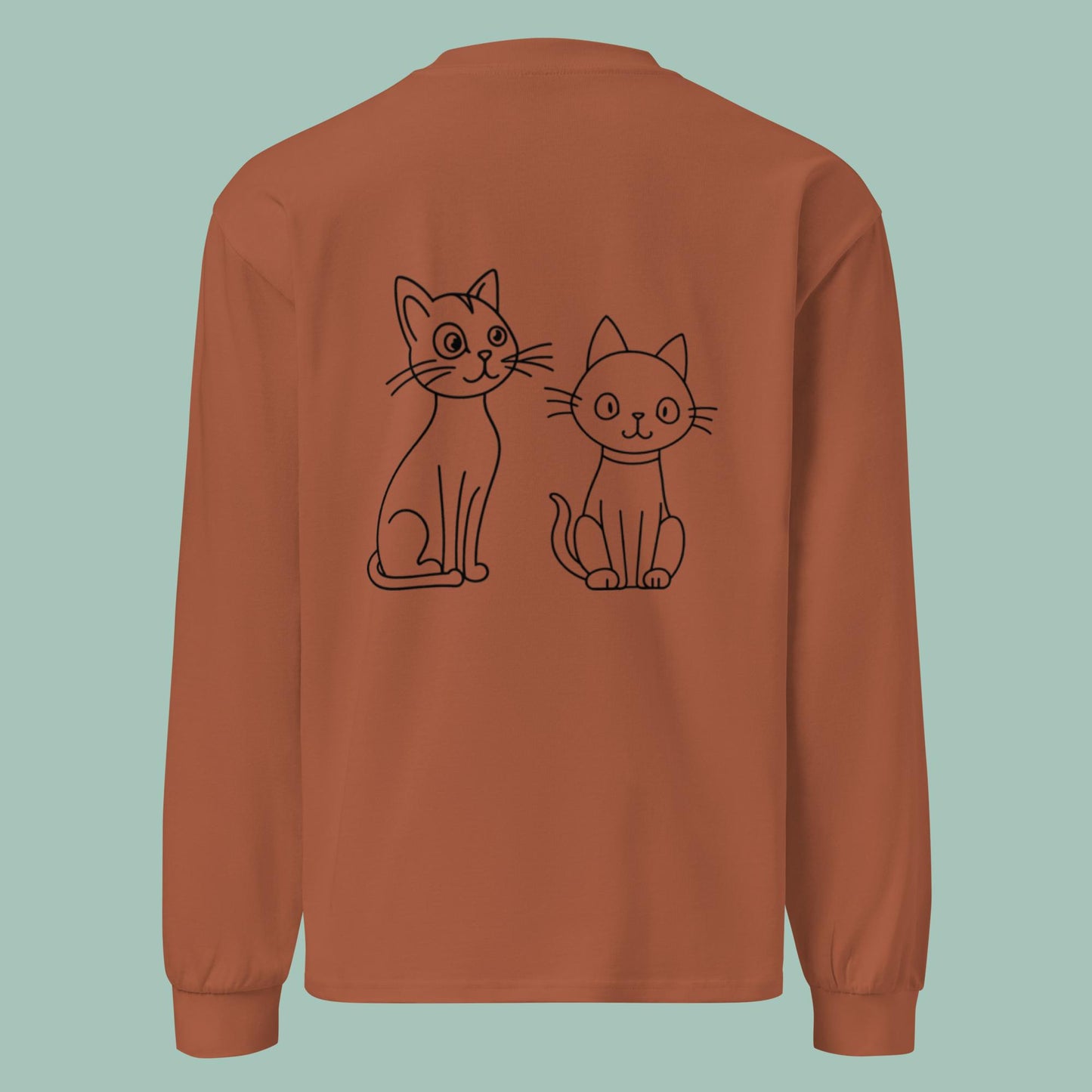 Purr & Simple Premium heavyweight long sleeve shirt