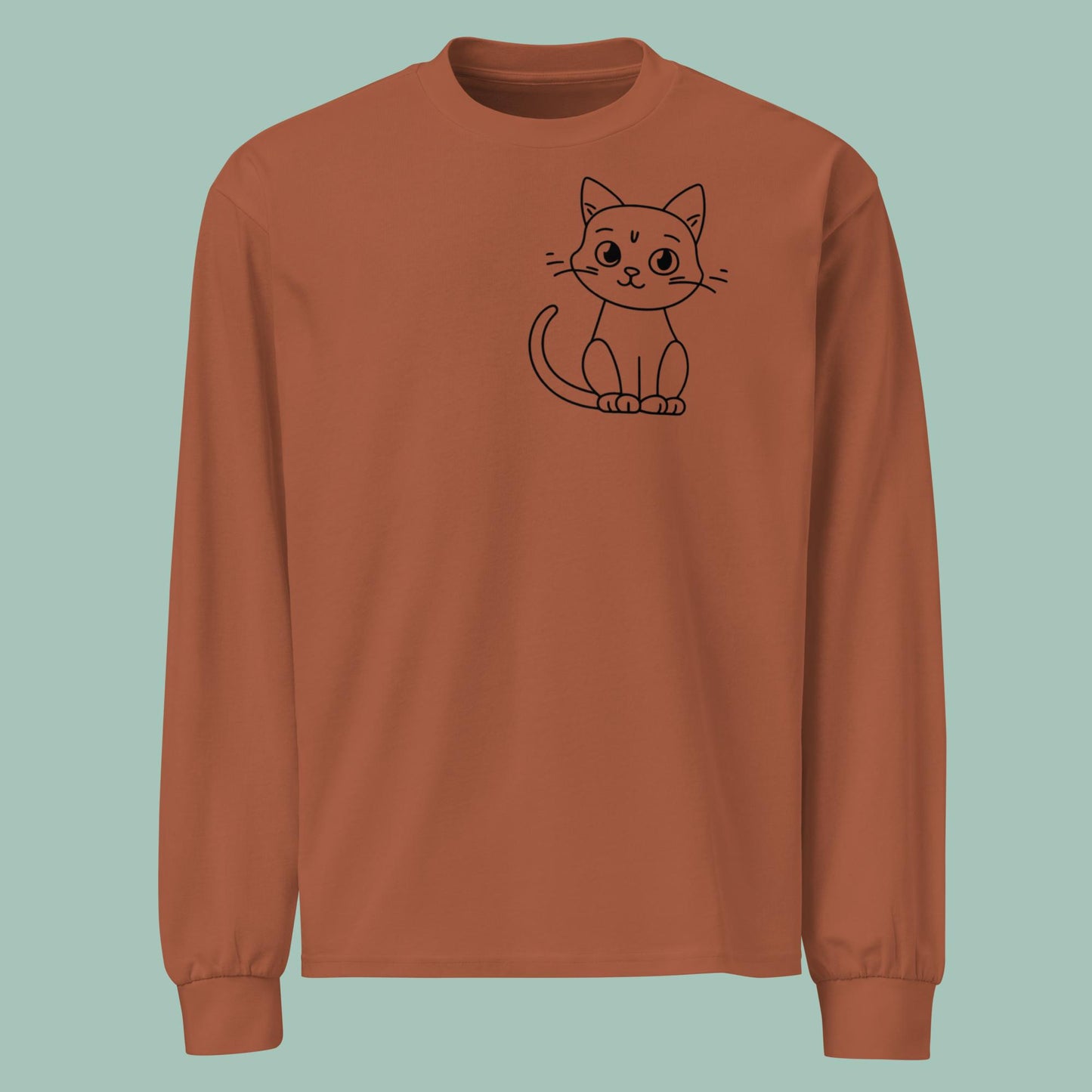 Purr & Simple Premium heavyweight long sleeve shirt