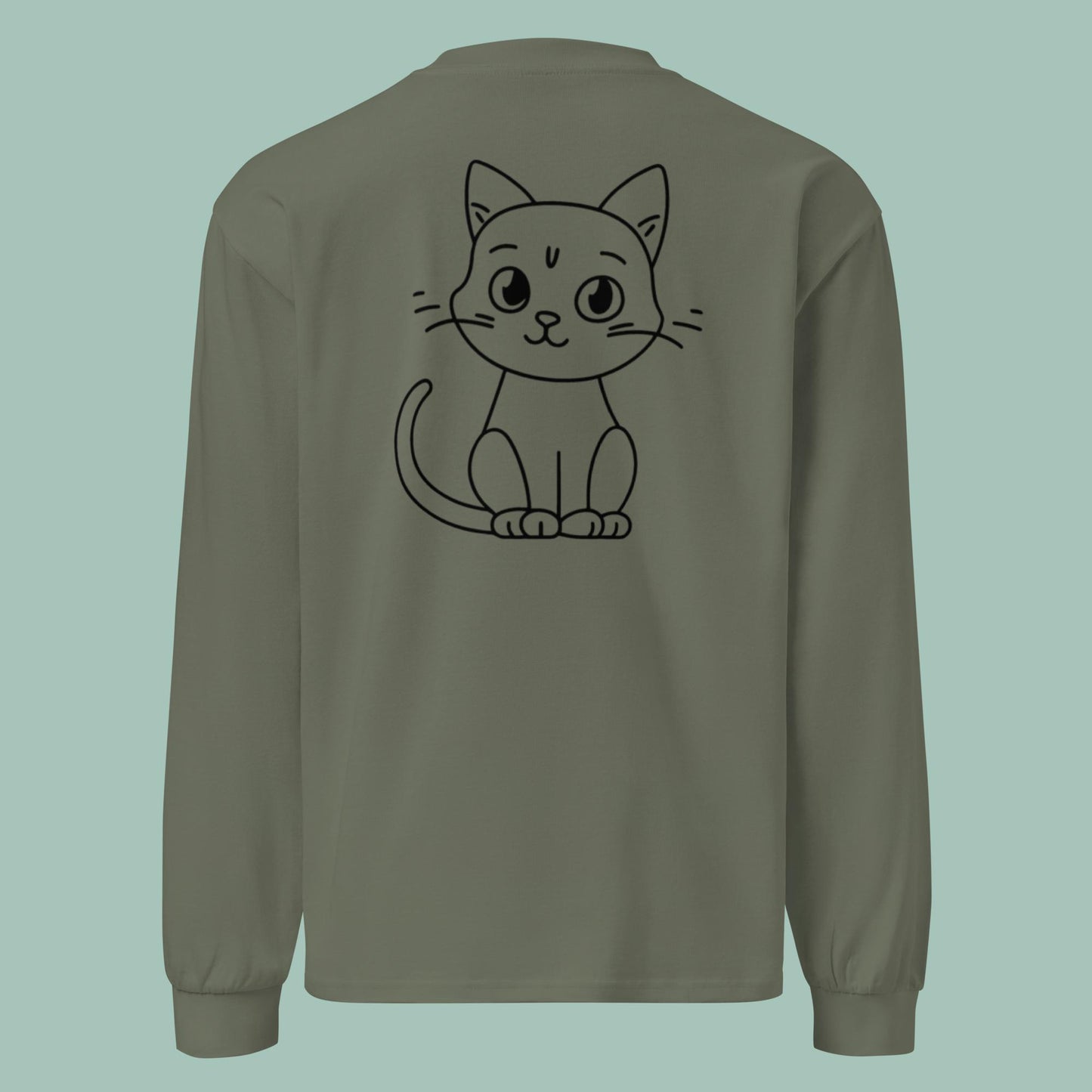 Purr & Simple Premium heavyweight long sleeve shirt