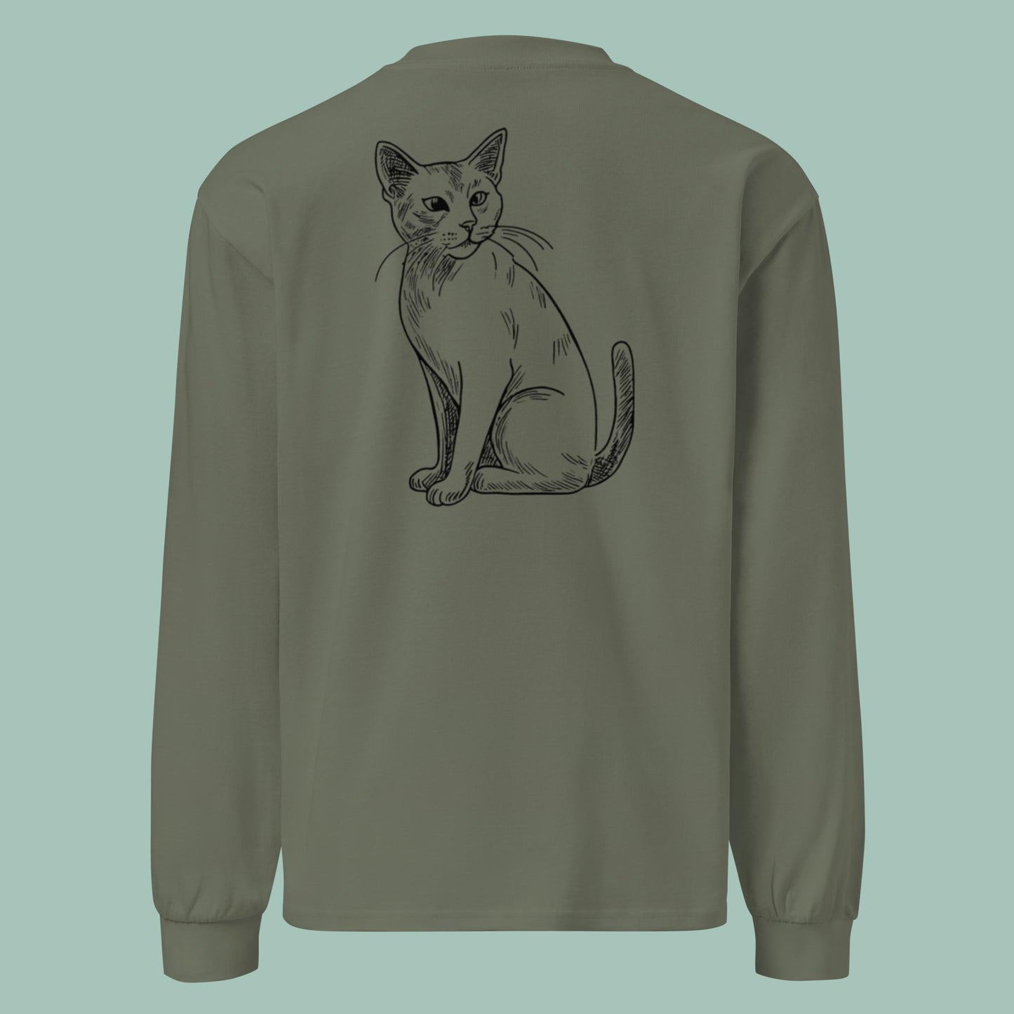 Purr & Simple Premium heavyweight long sleeve shirt