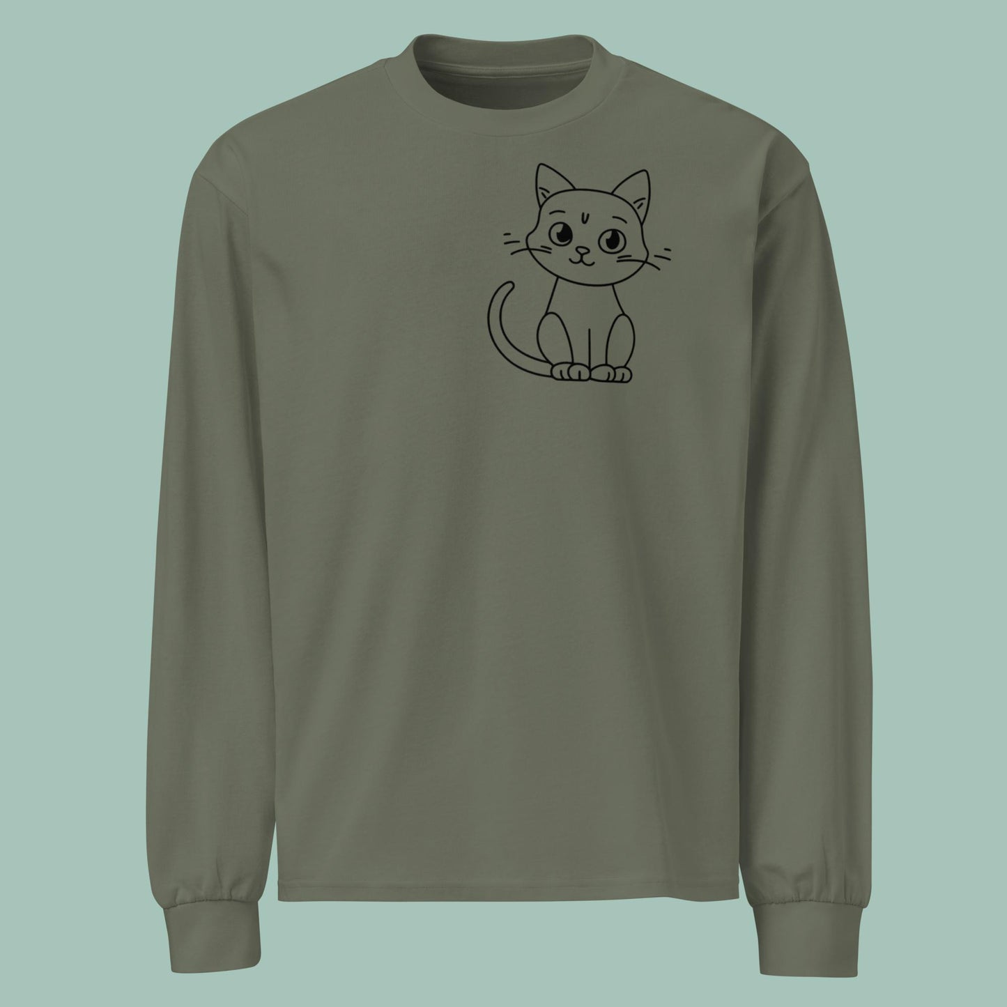 Purr & Simple Premium heavyweight long sleeve shirt