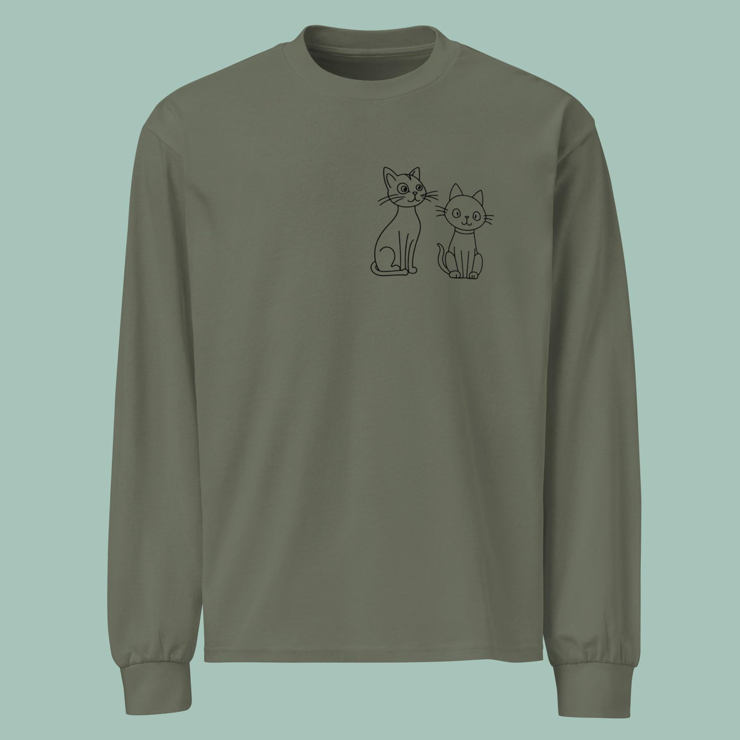 Purr & Simple Premium heavyweight long sleeve shirt