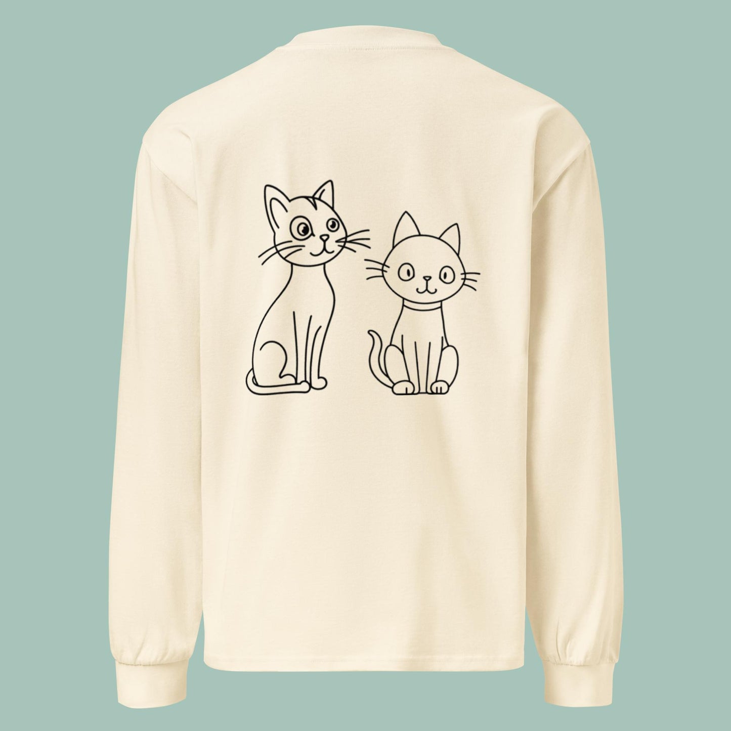 Purr & Simple Premium heavyweight long sleeve shirt