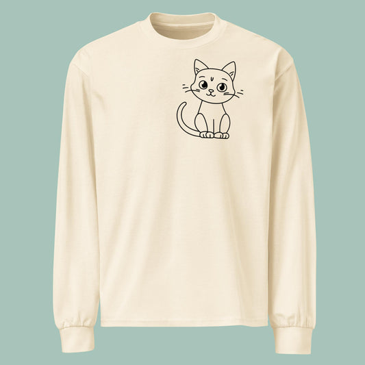 Purr & Simple Premium heavyweight long sleeve shirt