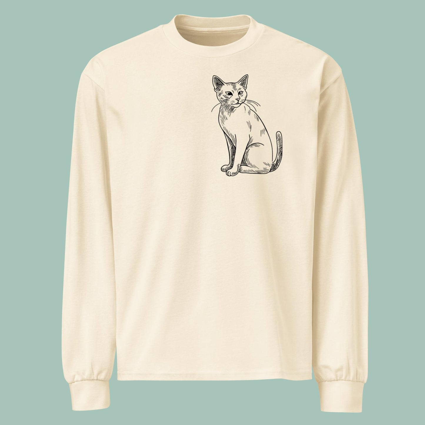 Purr & Simple Premium heavyweight long sleeve shirt