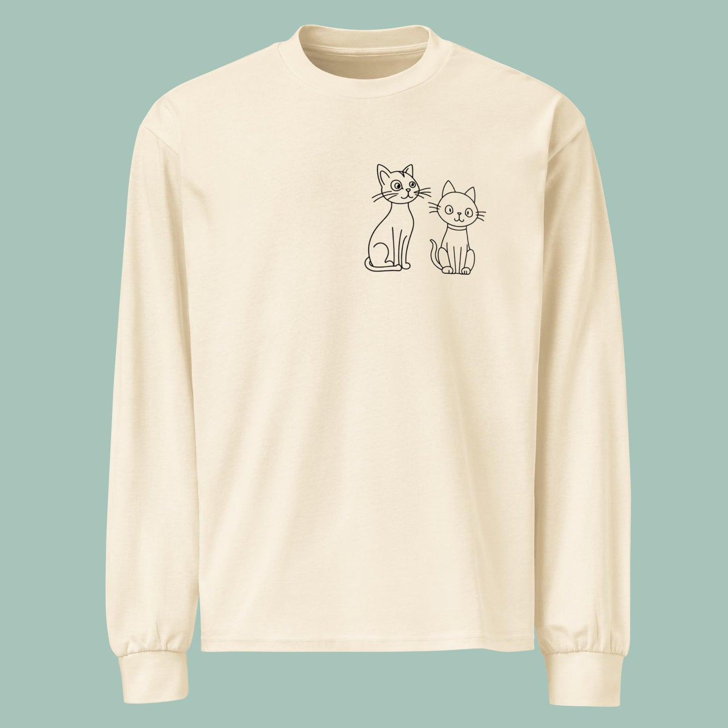 Purr & Simple Premium heavyweight long sleeve shirt