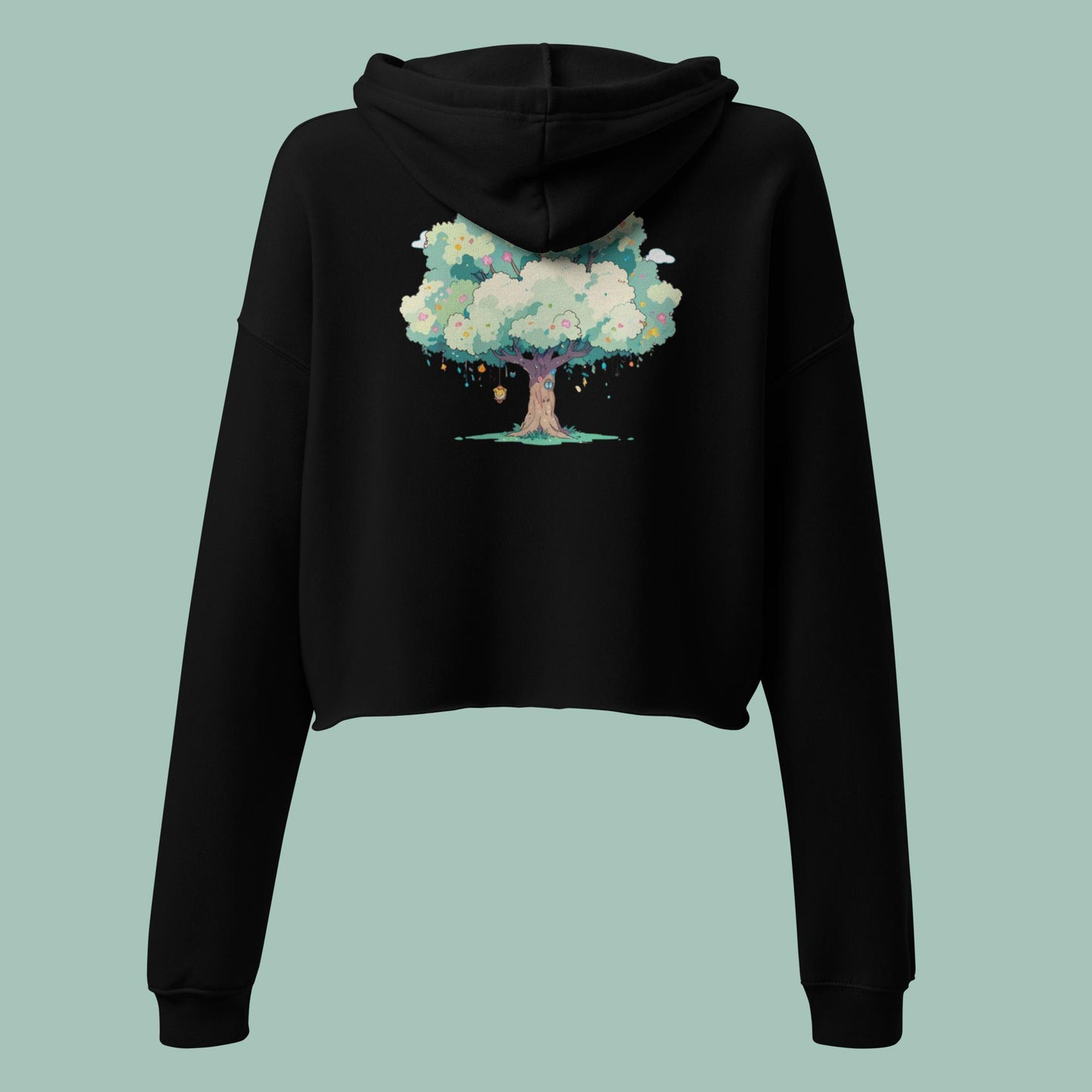 Roots of Eternity Crop Hoodie