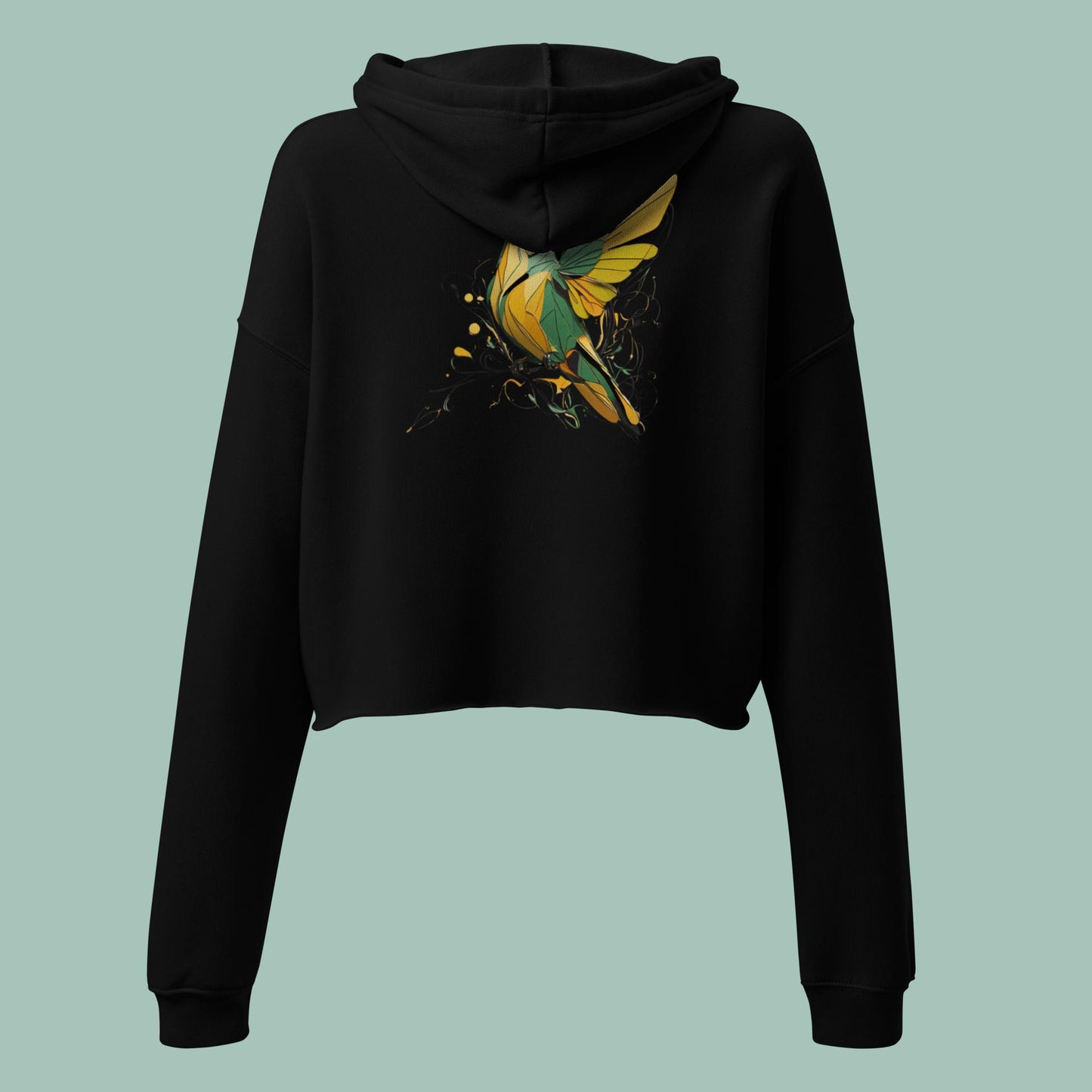 Wings of Whimsy Crop Hoodie