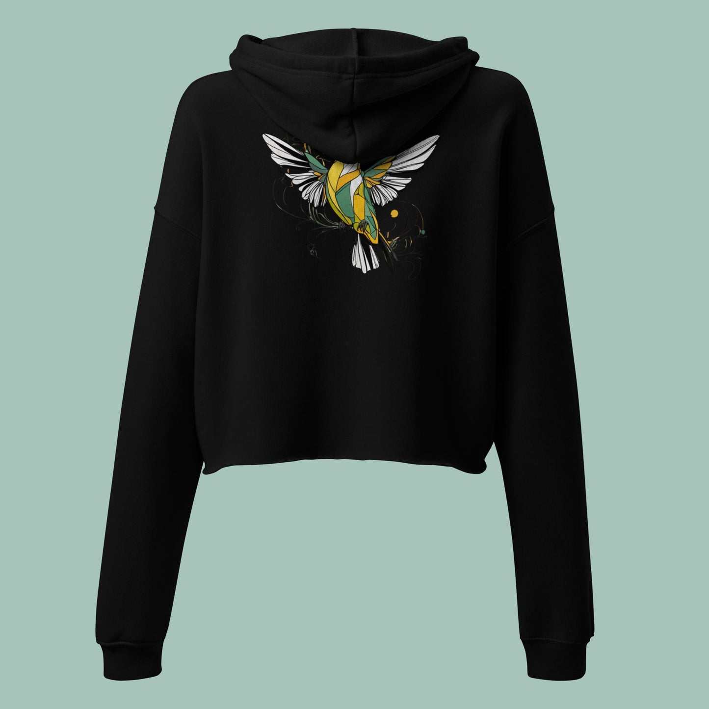 Wings of Whimsy Crop Hoodie