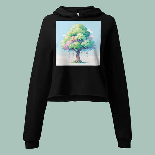 Roots of Eternity Crop Hoodie