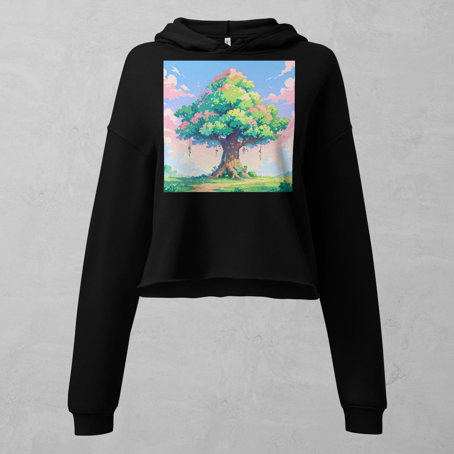 Roots of Eternity Crop Hoodie