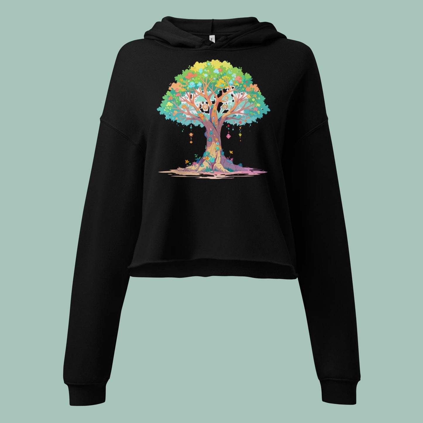 Eternal Roots Crop Hoodie