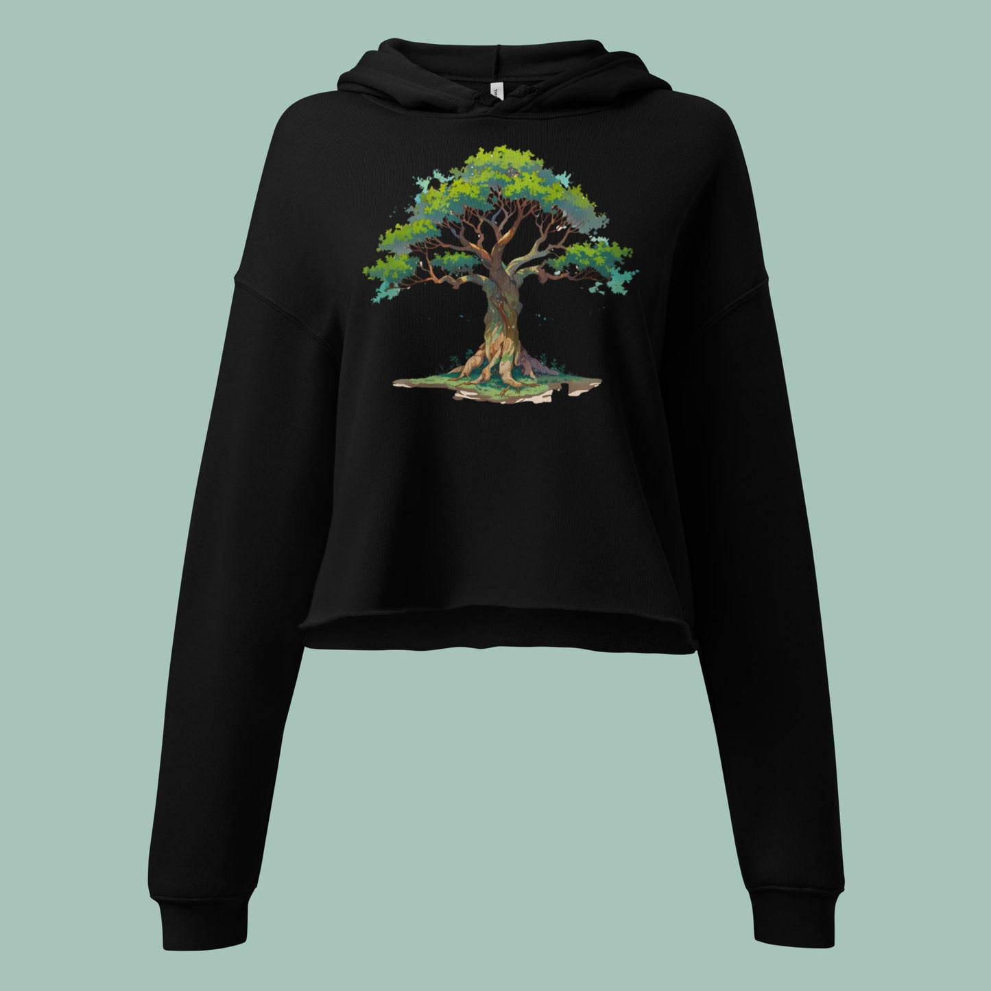 Eternal Roots Crop Hoodie