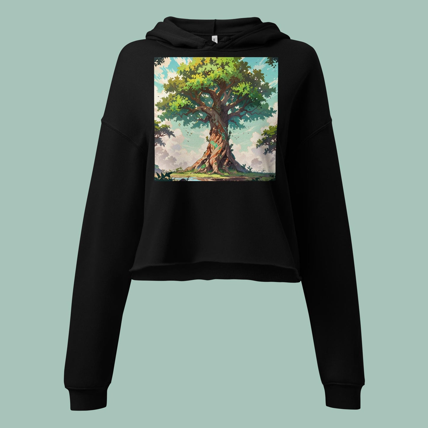 Eternal Roots Crop Hoodie