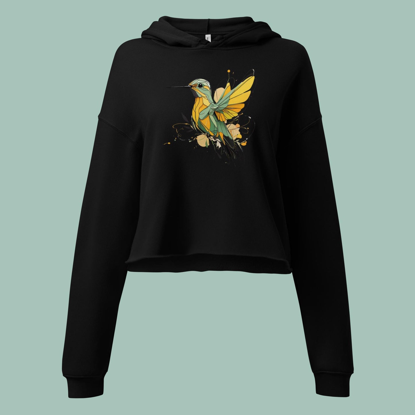 Wings of Whimsy Crop Hoodie