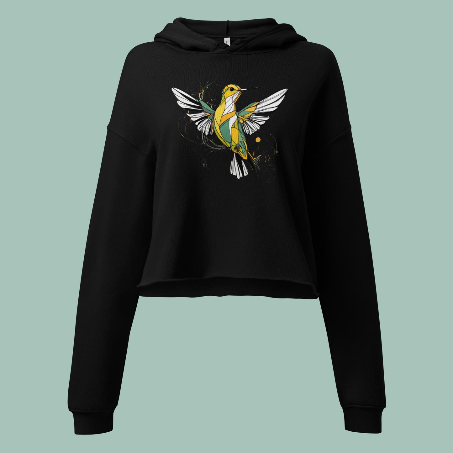 Wings of Whimsy Crop Hoodie