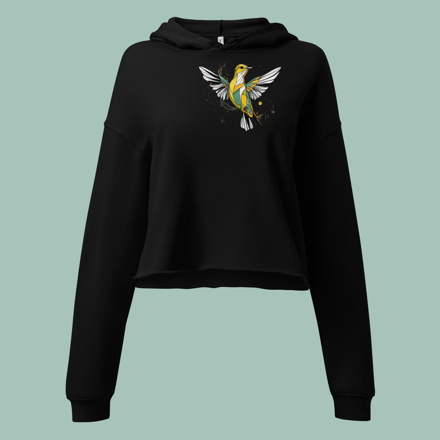 Wings of Whimsy Crop Hoodie