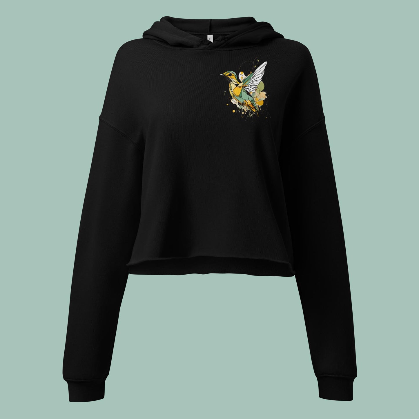 Wings of Whimsy Crop Hoodie