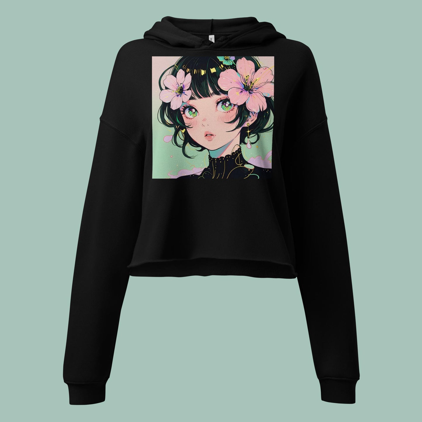 Blooming Beauties Crop Hoodie