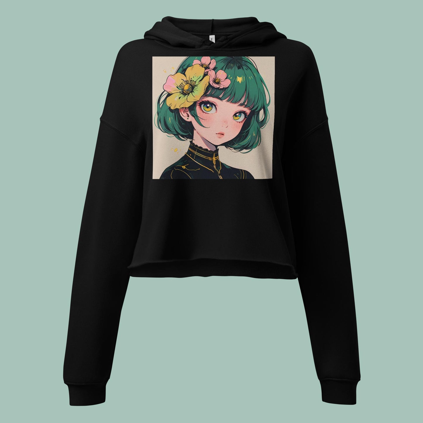 Blooming Beauties Crop Hoodie