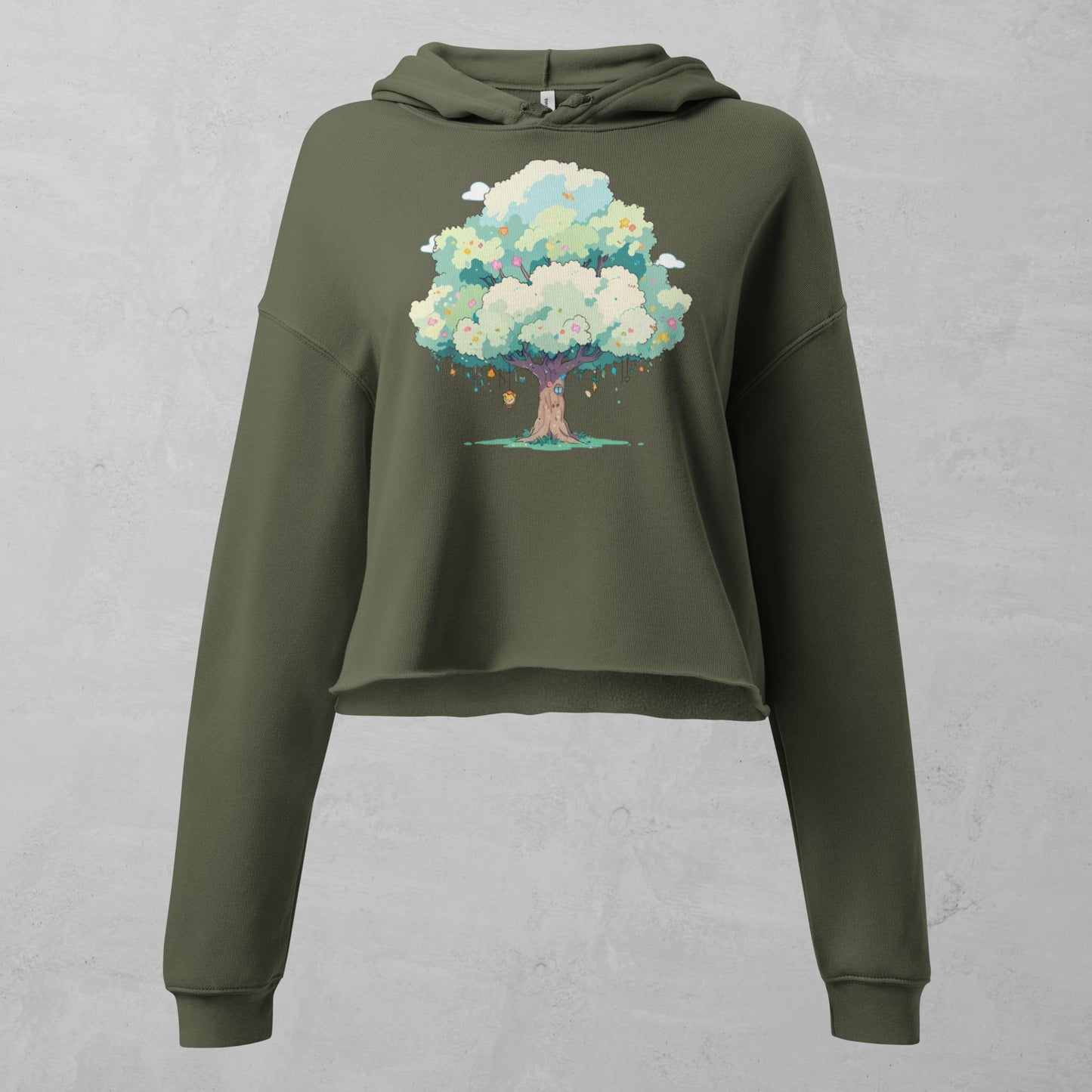 Roots of Eternity Crop Hoodie