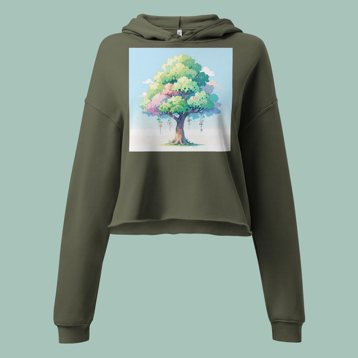 Roots of Eternity Crop Hoodie