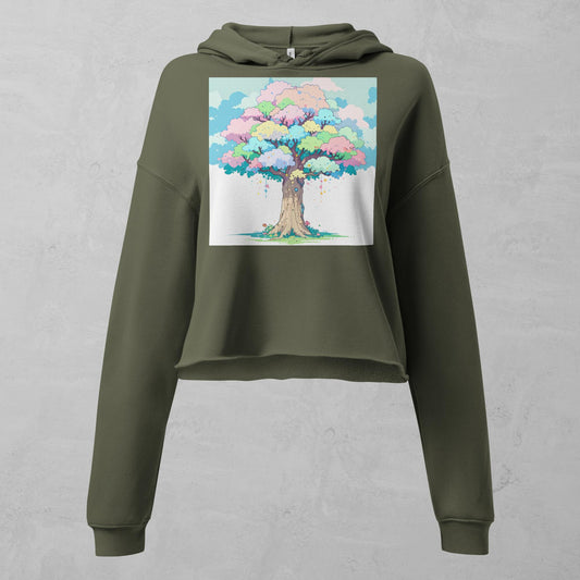 Roots of Eternity Crop Hoodie