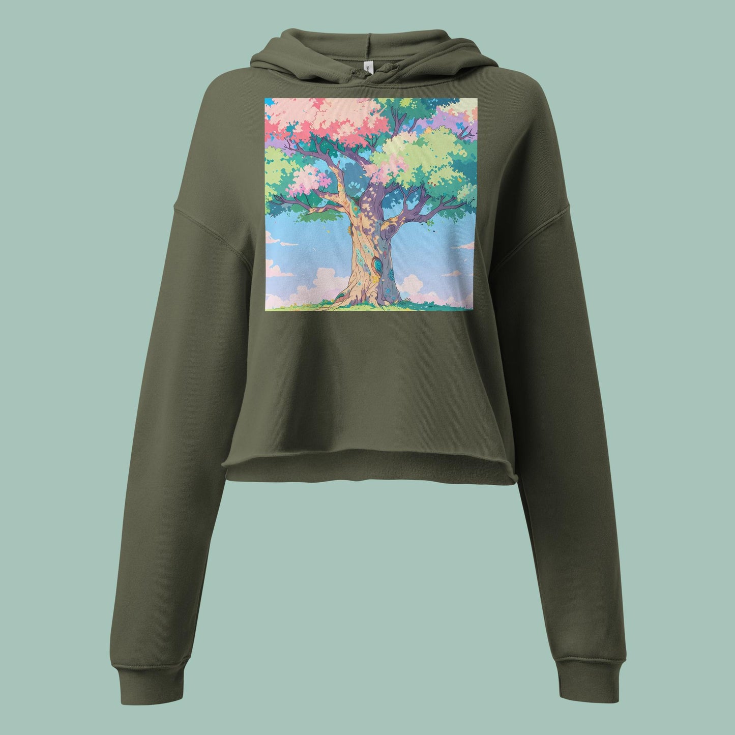 Roots of Eternity Crop Hoodie