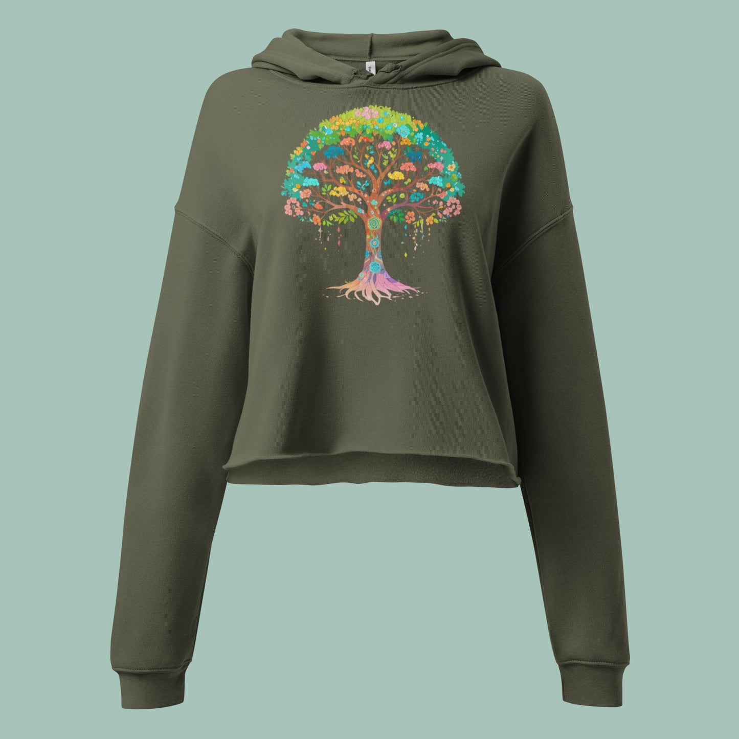 Eternal Roots Crop Hoodie