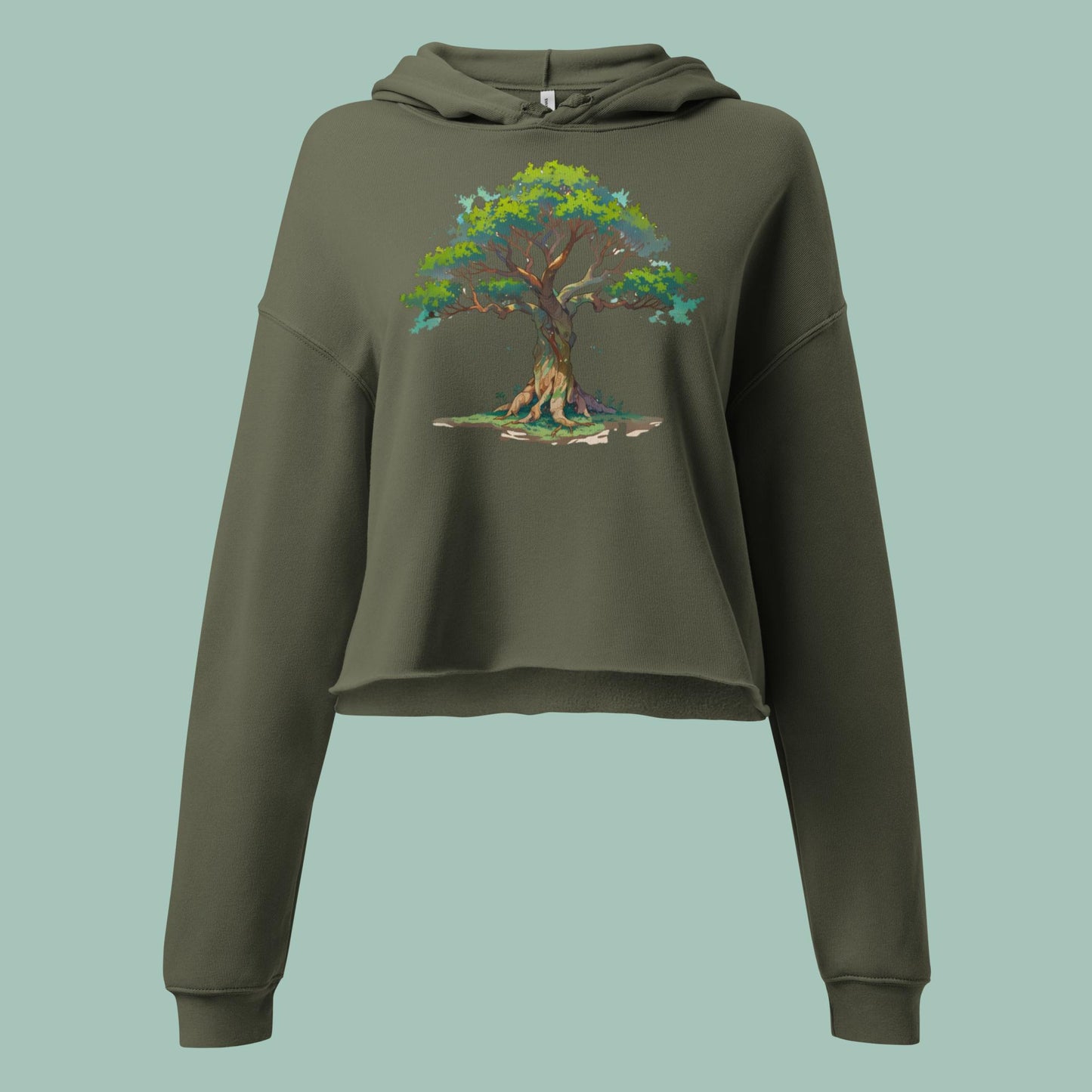 Eternal Roots Crop Hoodie