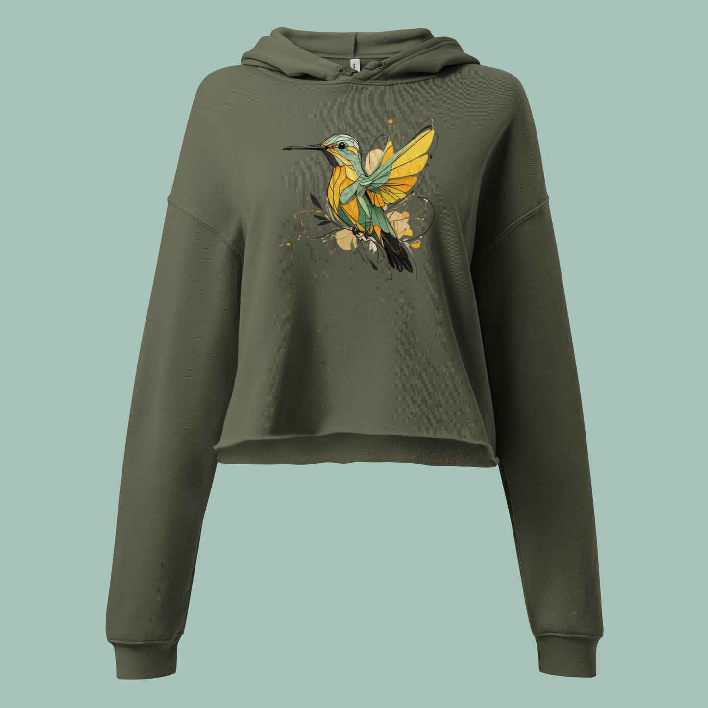 Wings of Whimsy Crop Hoodie